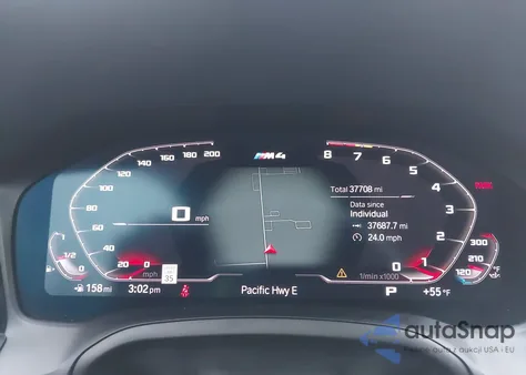 2021 BMW M4 Competition z USA, uszkodzony, nr VIN WBS33AZ06MCG71315